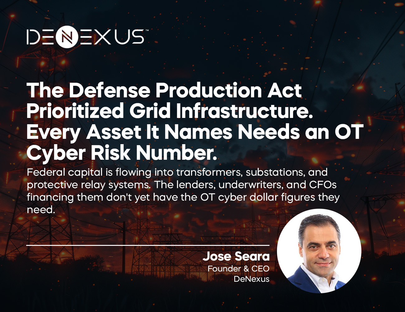 The US Production Act Prioritized Grid Infrastructure. Every Asset It Names Needs an OT Cyber Risk Number.